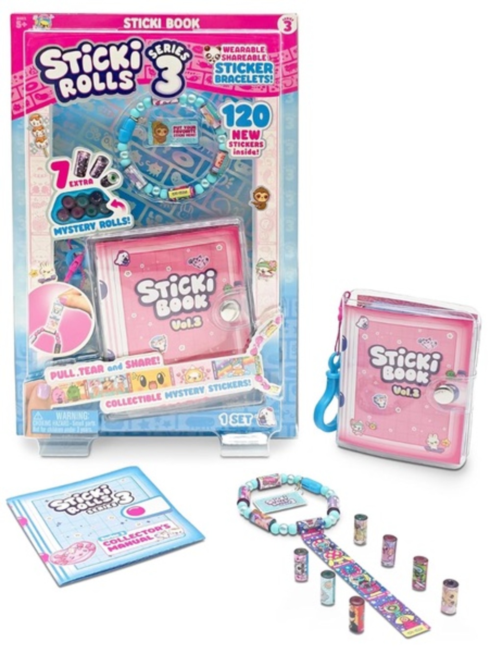 Sticki Rolls SERIES 3 Wearable Shareable Sticker Bracelets